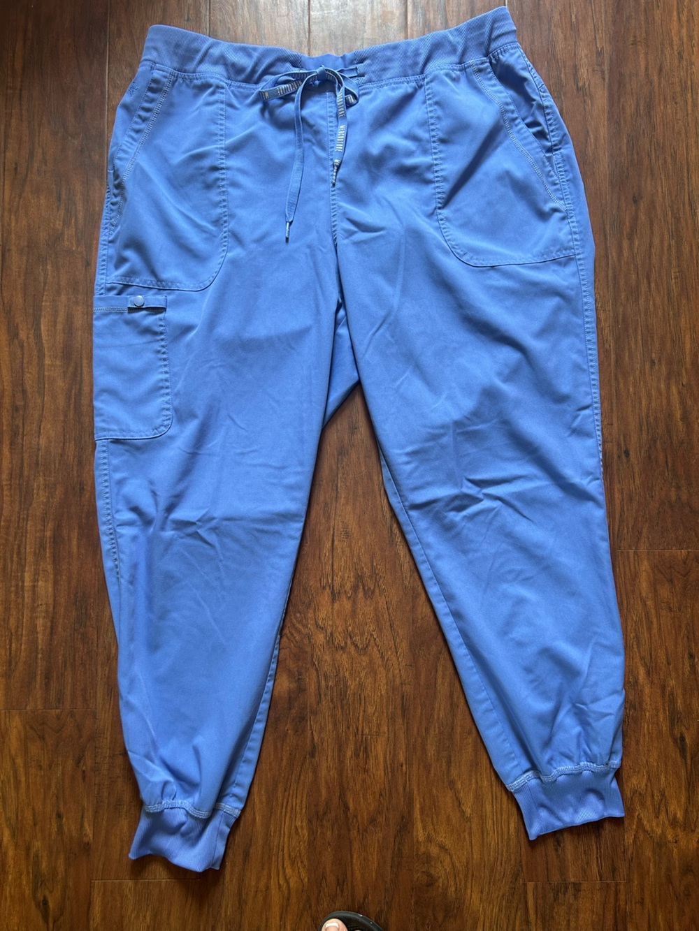 Women’s Med Couture Light Blue Women's Joggers Scrubs Size XL